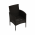 Set de gradina din ratan cu 5 piese, maro inchis/crem, RANDEL