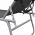 Sezlong pliabil cu protectie solara 189 x 58 x 27 cm