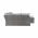Set de gradina din 3 piese, rattan, gri, AUREK