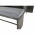 Set de gradina din 3 piese, rattan, gri, AUREK