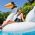 Intex Saltea de piscina, Mega Swan Island, 56287EU