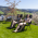 Set de 2 scaune reglabile de gradina, gri, KASPIAN
