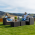 Set de gradina din rattan, 3 piese, maro/bej, RODEN