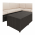 Set de gradina din rattan, 3 piese, maro/bej, RODEN