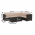Set de gradina din rattan, 3 piese, maro/bej, RODEN