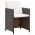 Set scaune de gradina si taburet