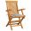 Scaune gradina, perne gri model carouri, 3 buc., lemn masiv tec, multicolor