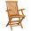 Scaune gradina, perne gri model carouri, 3 buc., lemn masiv tec, multicolor