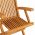 Scaune gradina, perne gri model carouri, 3 buc., lemn masiv tec, multicolor