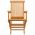 Scaune gradina, perne gri model carouri, 3 buc., lemn masiv tec, multicolor