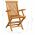Scaune gradina, perne gri model carouri, 3 buc., lemn masiv tec, multicolor