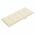 Scaun de gradina cu perna crem, lemn masiv de tec-3062363