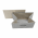 Comoda cu sertare din material textil, gri/alb/gri deschis, ROSITA TYP 3