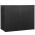 Magazie dubla pentru pubele, poliratan, 153 x 78 x 120 cm, negru