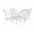 Set de gradina 1+4, alb, KOVEN