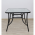 Masa dining, sticla securizata/otel, 150x90 cm, PASTER