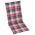Scaune gradina perne rosu model carouri, 2 buc., lemn masiv tec