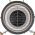 Kamado Gratar cu afumatoare din ceramica 44 cm