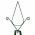 Suporturi plante gradina 2 buc. verde inchis 35x35x195 cm fier