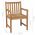 Scaune gradina perne rosu model carouri, 2 buc., lemn masiv tec