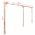 Pergola din bambus 385 x 40 x 205 cm