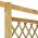 Pergola de colt cu bancheta