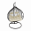 Scaun agatat maro/crem DALVEA NEW