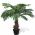 Palmier Cycas artificial cu aspect natural si ghiveci 80 cm