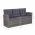 Set mobilier de exterior cu perne