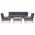 Set mobilier de gradina cu perne