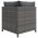 Set mobilier de gradina cu perne Gri