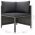 Set mobilier de gradina cu perne Gri