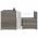 Set mobilier de exterior cu perne