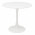 Masa dining, runda, alb mat, diametru 80 cm, REVENTON