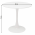 Masa dining, runda, alb mat, diametru 80 cm, REVENTON