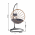 Scaun suspendat, natural / negru / gri, GABE