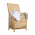 Cos de rufe, bambus natural/alb, MENORK