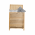 Cos de rufe, bambus natural/alb, MENORK