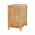 Cos de rufe, bambus natural/alb, MENORK