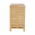Cos de rufe, bambus natural/alb, MENORK
