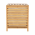 Cos de rufe, bambus natural/alb, MENORK