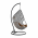 Scaun suspendat, gri / negru / maro, NEUL
