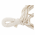 Hamac cu cadru, alb/crem, FANTAL - single