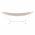 Hamac cu cadru, alb/crem, FANTAL - single