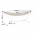Hamac cu cadru, alb/crem, FANTAL - single