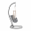 Scaun balansoar suspendabil, alb/gri, LINDO NEW