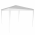 Pavilion gradina/foisor, alb, 3x3 m, GOTAN
