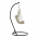 Scaun balansoar suspendabil, alb, PLATO NEW