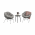 Set de gradina, gri inchis / gri / negru, GAURI