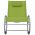 Scaun balansoar de exterior, verde, textilena